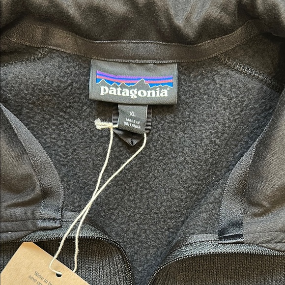 NWT Patagonia Better Sweater Black Sweatshirt Quarter-Zip STY25618 Women’s XL - Picture 7 of 12